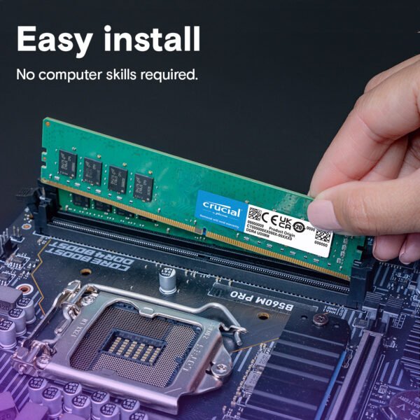 Crucial 8GB 3200MHz CL22 DDR4 RAM - Image 3
